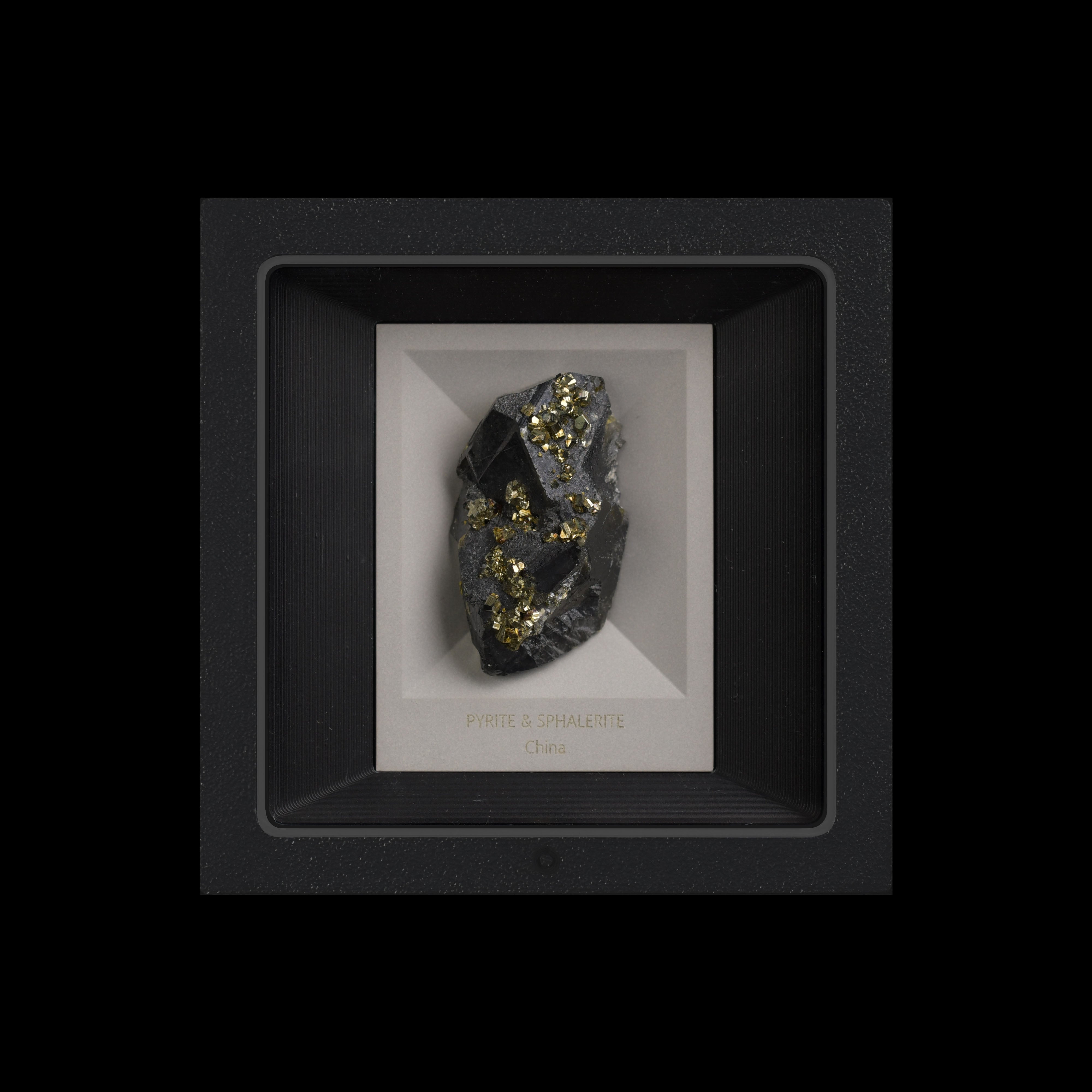 Pyrite & Sphalerite;Crystal Gift,mood light,Mineral Specimen🛡️Shield