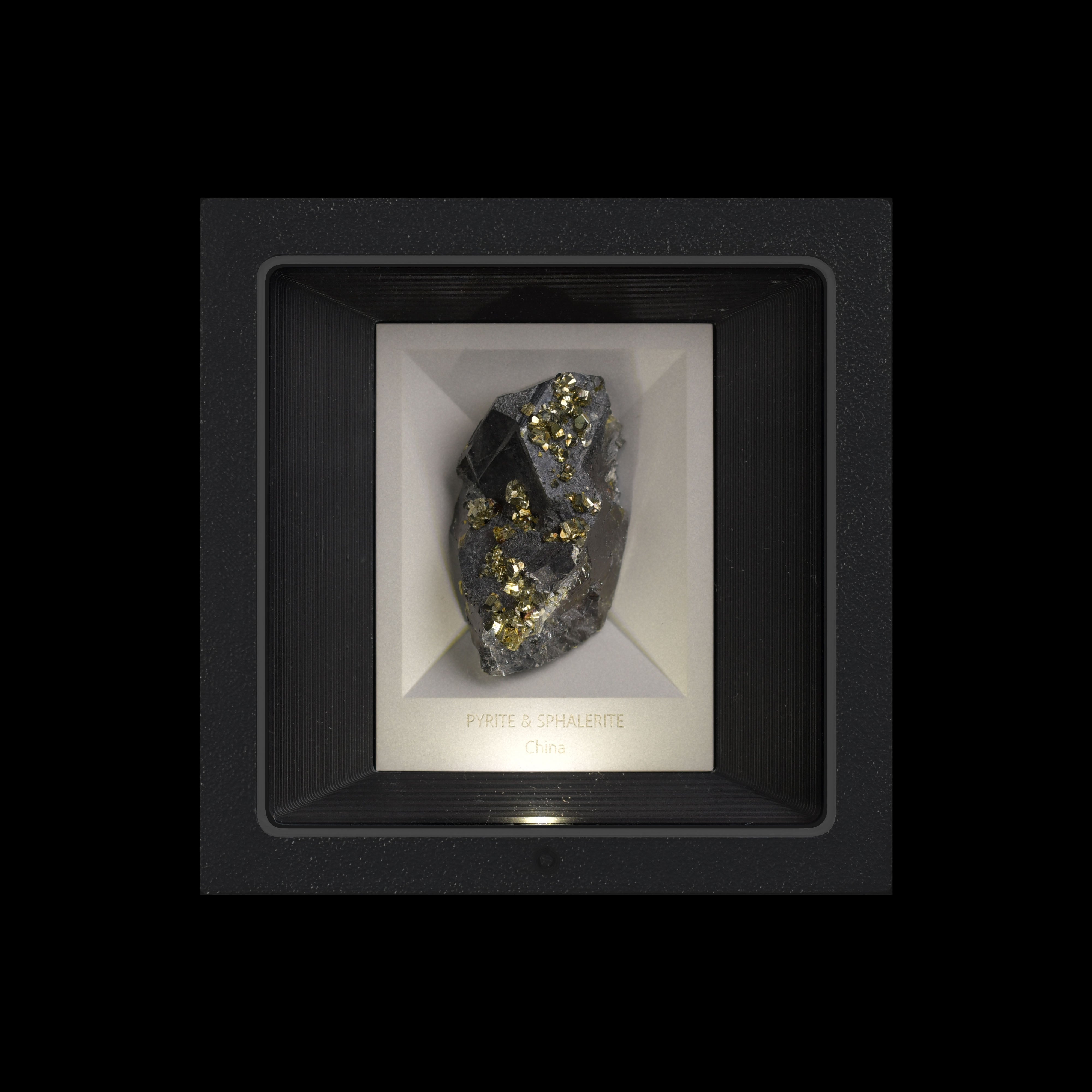 Pyrite & Sphalerite;Crystal Gift,mood light,Mineral Specimen🛡️Shield