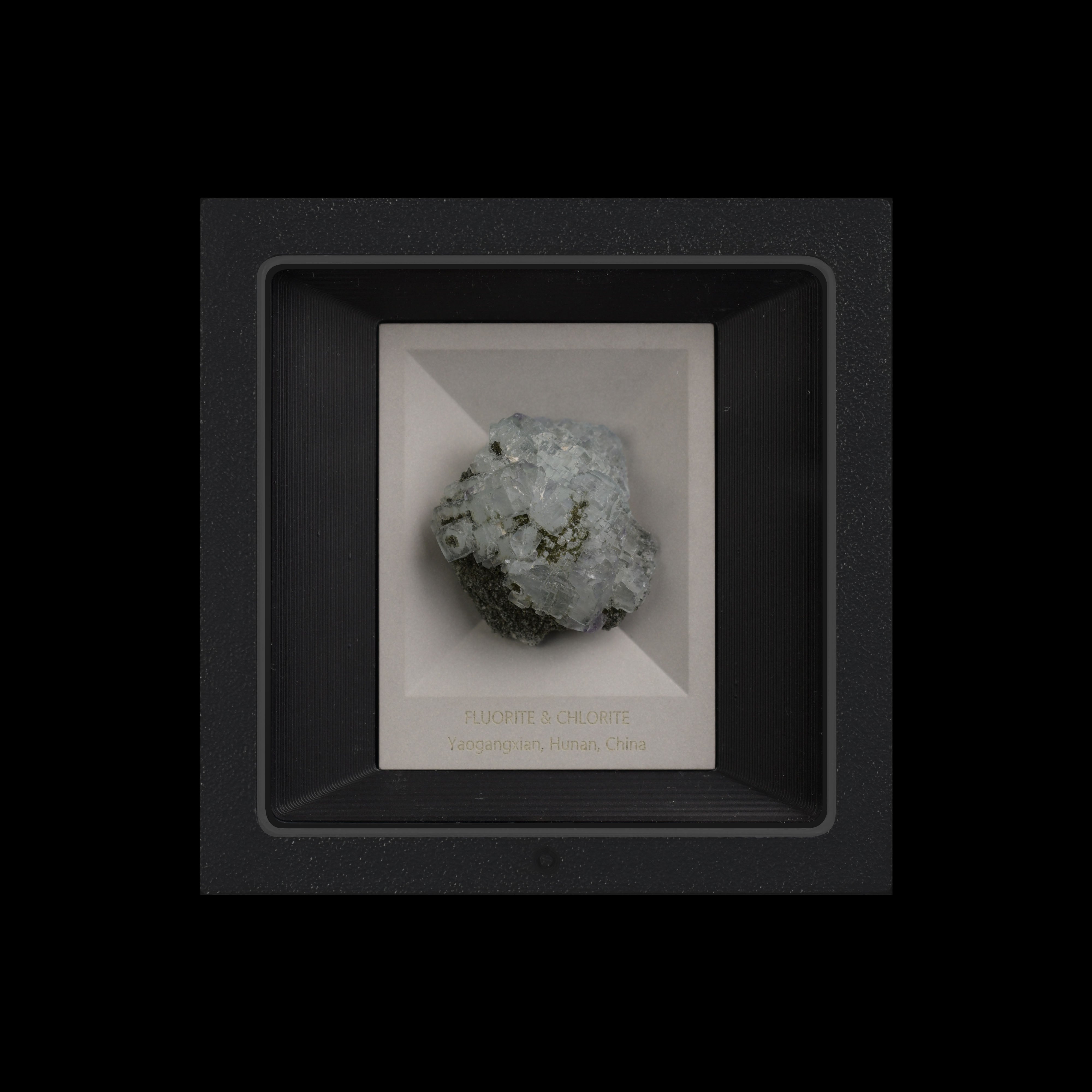 Fluorite &amp; Chlorite;Crystal Gift,mood light,Mineral Specimen🛡️Shield