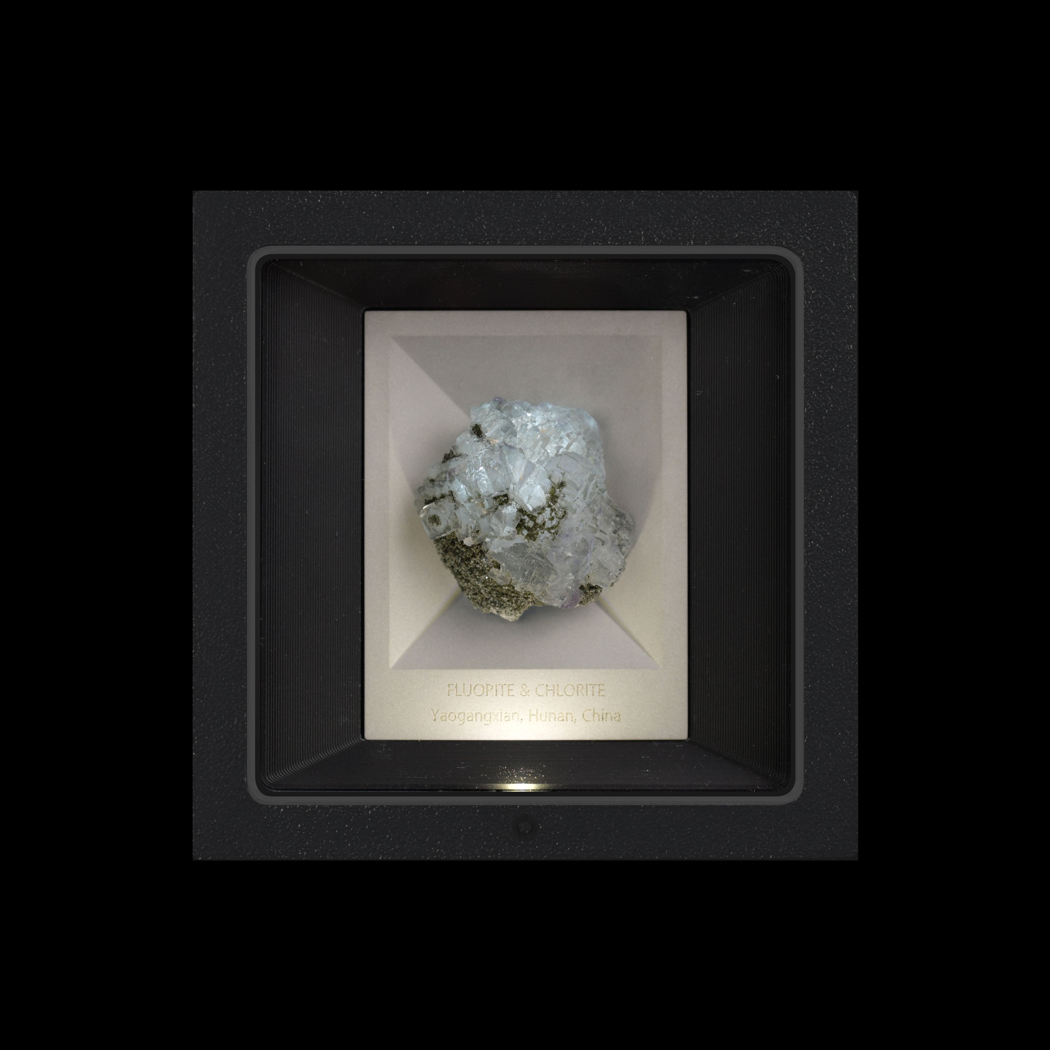 Fluorite &amp; Chlorite;Crystal Gift,mood light,Mineral Specimen🛡️Shield