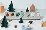 Christmas Theme Suite, 8 Pieces Gift Pack, Crystal Display, Home Decor